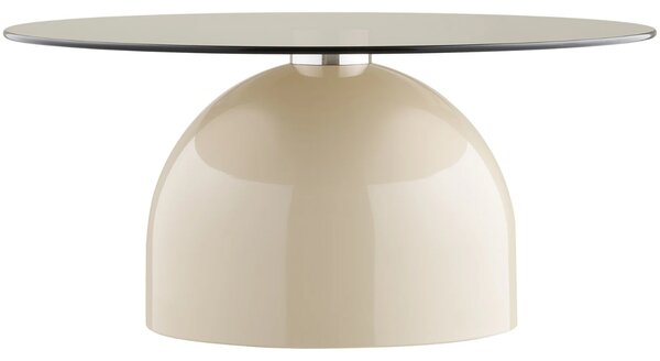 -25 % Dny Marianne - Nordic Living Béžový skleněný konferenční stolek Avello 70 cm