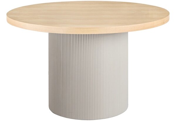 Nordic Living Dřevěný kulatý jídelní stůl Sola 120 cm