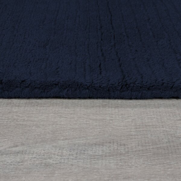 Kusový ručně tkaný koberec Tuscany Textured Wool Border Blue 120x170 cm