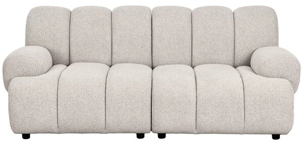 Nordic Living Béžová dvoumístná modulární pohovka Aza 190 cm
