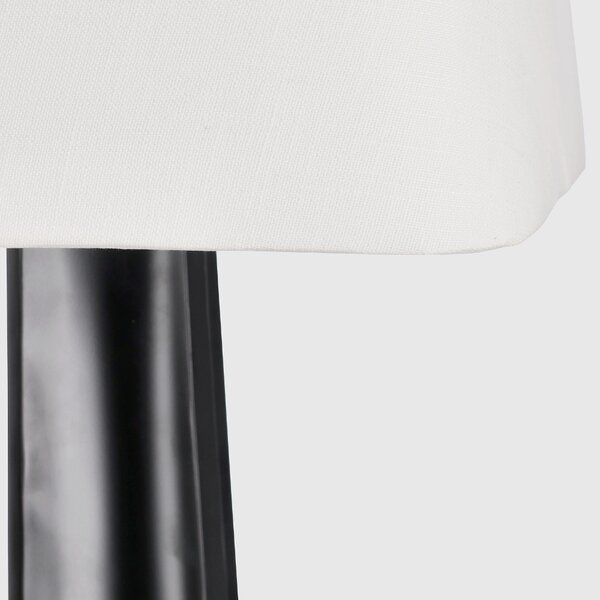 Bizzotto Černobílá stojací lampa Tripura 151 cm