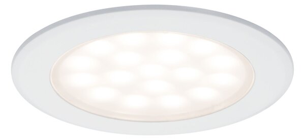P 99921 LED nábytkové vestavné svítidlo kruhové 2ks sada 2x2,5W bílá mat 999.21 - PAULMANN