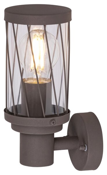 Rabalux BUDAPEST venkovní nástěnná lampa max. 40W/E27/IP44 - hnědá, 8888