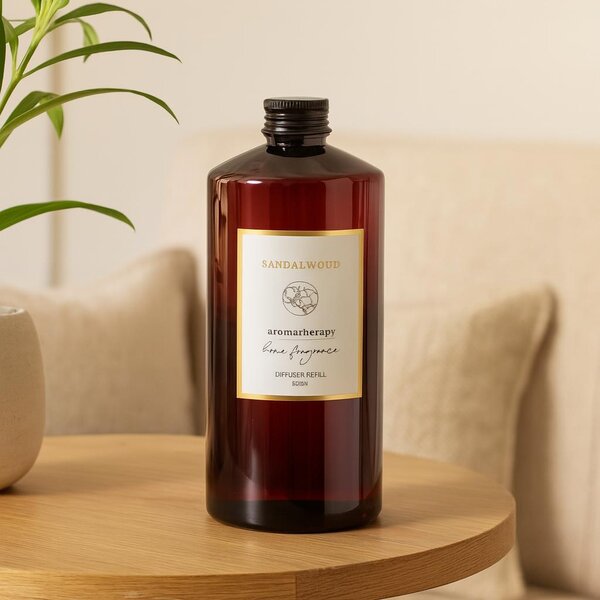 Doplňovač do vonného difuzéru, 500 ml, santalové dřevo