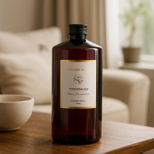 Doplňovač do vonného difuzéru, 500 ml, sametová růže