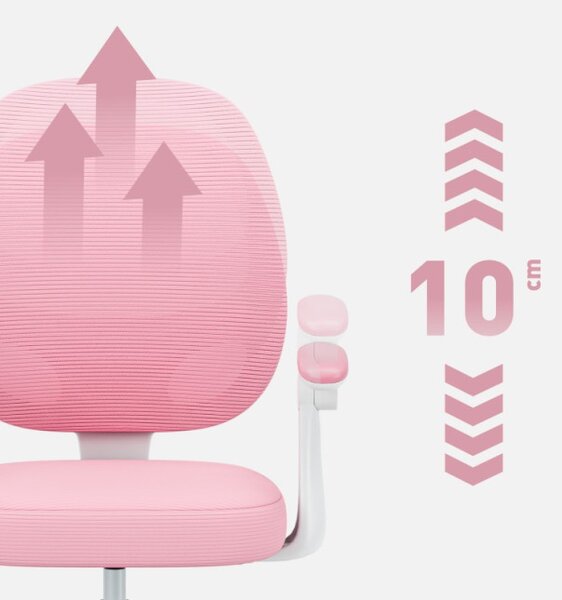 Dětská otočná židle Mark Adler Junior 3.1 Pink