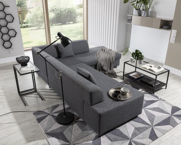 Porto sedací souprava Materiál / Dekor: Sawana 21, Ekokůže Soft 17, Orientace: Levá