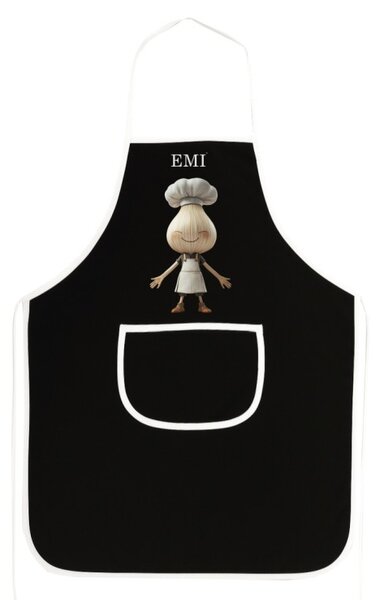 Kuchyňská zástěra Garlico EMI, Bílá