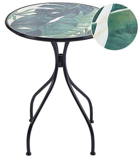 Bistro stolek COZZANA 60 cm 60 cm Kov Černá