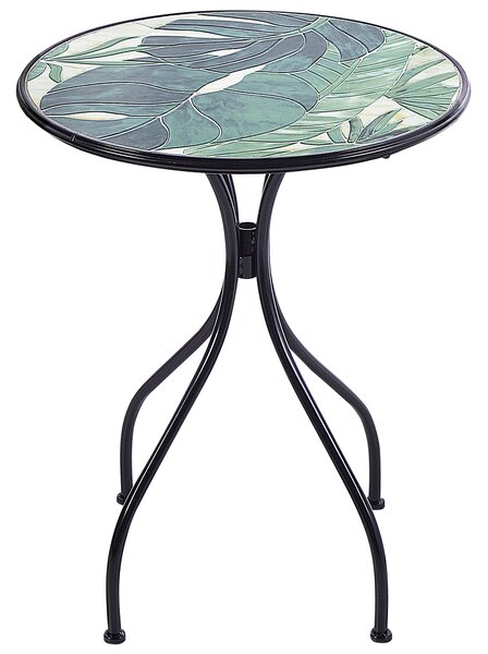 Bistro stolek COZZANA 60 cm 60 cm Kov Černá