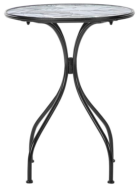 Bistro stolek COZZANA 60 cm 60 cm Kov Černá
