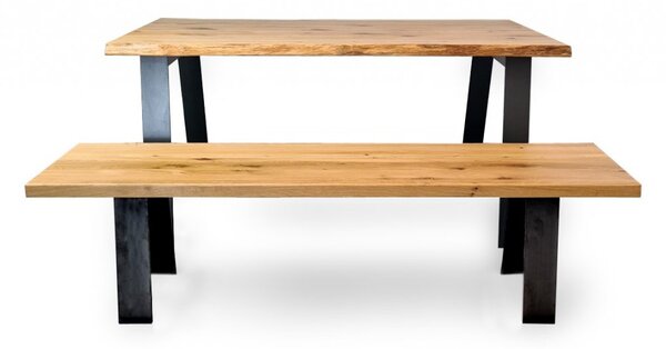 Lavice VEGAS masiv DUB Varianta: Lavice 42 x 160 cm (na výběr více variant)