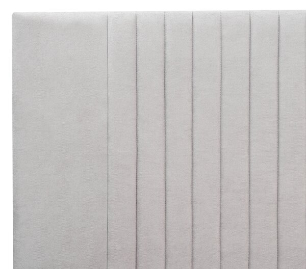 Postel Žinylka TALENCE 160 x 200 cm Světle šedá