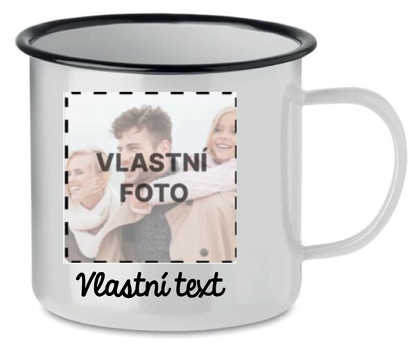 Personalizovaný retro plecháček s fotografií