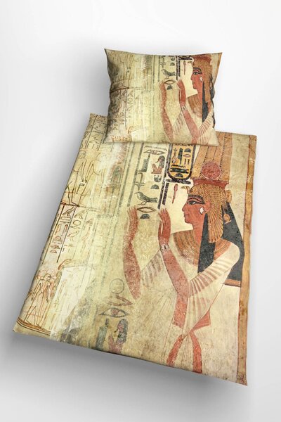 Glamonde 3D povlečení Egypt se zipem 140×200 cm