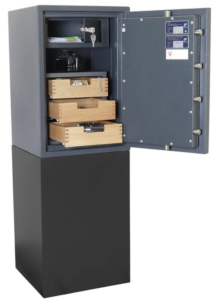 Ohnivzdorný nábytkový trezor ATLAS 65 ,655 x 440 x 430 mm, mechanický - na klíč