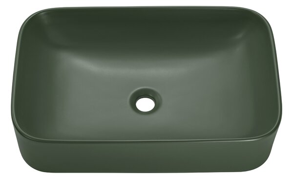 Comad Keramické umyvadlo na desku UN-KAMA-MFG-60, zelená