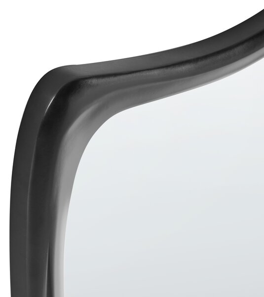 Zrcadlo LANESTER 70 cm 100 cm Černá