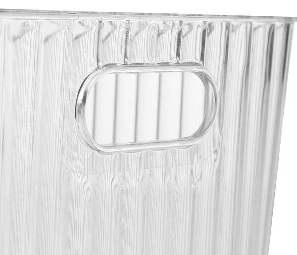 Compactor úložný organizér WAVE BOX - L, PET plast, 36 x 24 x 16 cm, průhledný