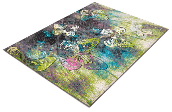 Dětský koberec Agnella Funky Top Fru grafitový Rozměr: 100x170 cm