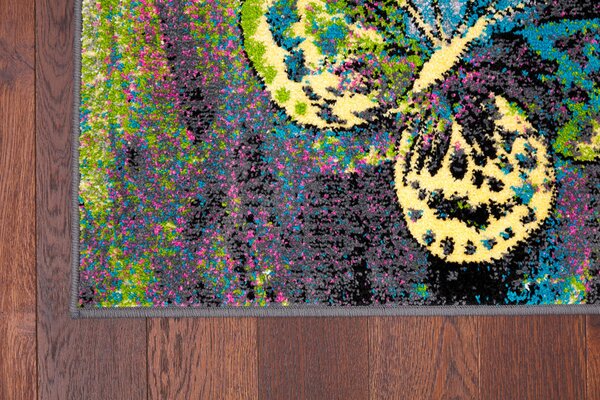 Dětský koberec Agnella Funky Top Fru grafitový Rozměr: 100x170 cm