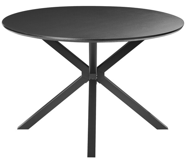 Jídelní stůl FITZROY Černá 120 cm 120 cm