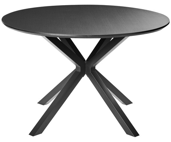 Jídelní stůl FITZROY Černá 120 cm 120 cm