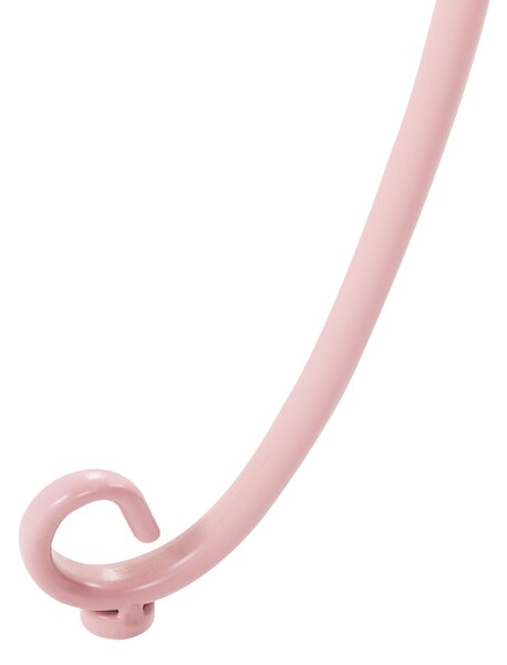 Zahradní odkládací stolek CAVINIA 40 cm 40 cm Kov Růžová