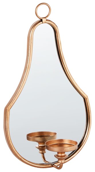 Nástěnný svícen BAZARNES Kov 45 cm Zlatá