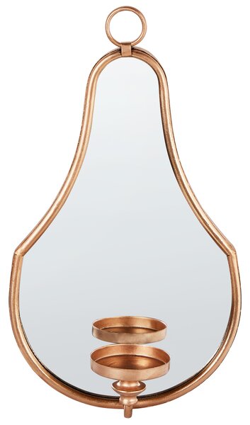 Nástěnný svícen BAZARNES Kov 45 cm Zlatá