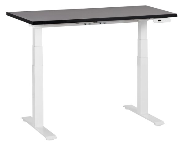 Elektricky výškově nastavitelný pracovní stůl DESTINES Černá/Bílá 120 cm 72 cm