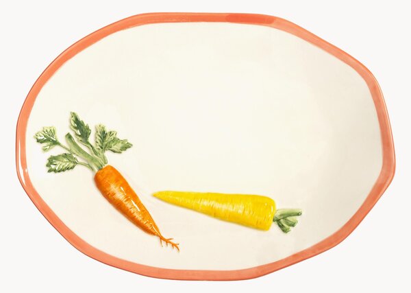 Ručně vyrobený servírovací talíř Carota