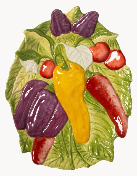 Ručně malovaný servírovací talíř Legume