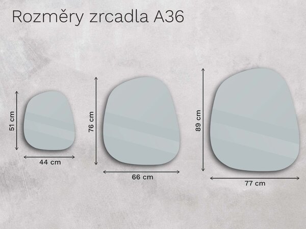 Organické LED zrcadlo s osvětlením A36