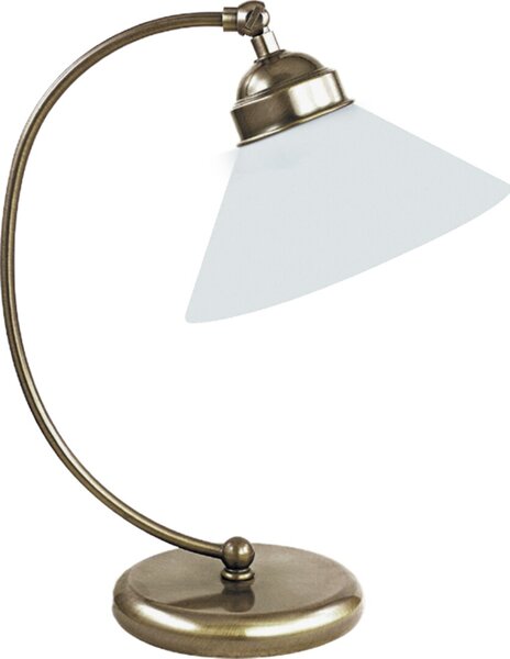 Rabalux 2702 MARIAN - Rustikální stolní lampa v bronzové barvě 1 x E27, 40cm (Stolní rustikální svítidlo v barvě bronz)