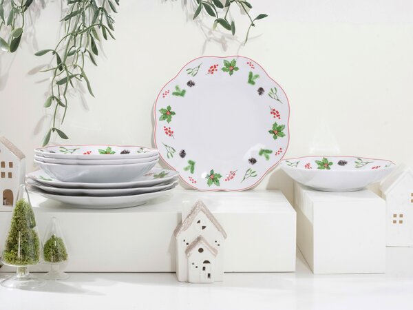 JÍDELNÍ SOUPRAVA Naomi Weihnachten 8dílné Creatable - Jídelní servisy, Online Only