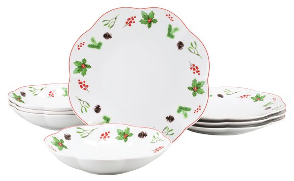 JÍDELNÍ SOUPRAVA Naomi Weihnachten 8dílné Creatable - Jídelní servisy, Online Only