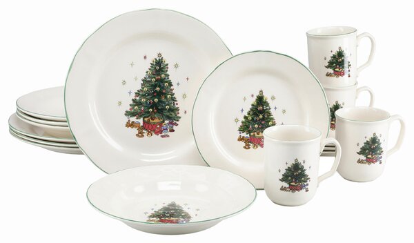 KOMBINOVANÁ SOUPRAVA Tannenbaum bunt 16dílné Creatable - Sady nádobí kombinované, Online Only