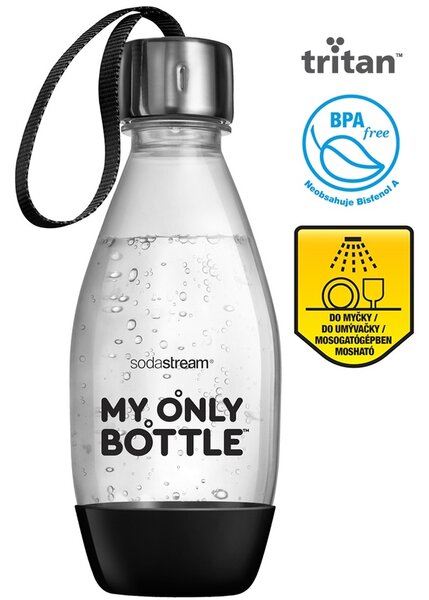 SodaStream Lahev 0,6 l My only bottle černá