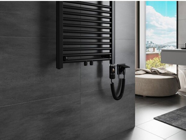 Mexen Mars, elektrické topné těleso 1500 x 600 mm, 900 W, černá, W110-1500-600-2900-70