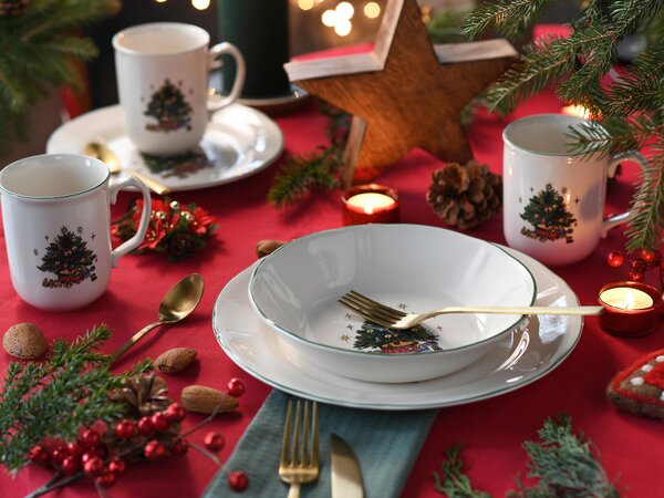 KOMBINOVANÁ SOUPRAVA Tannenbaum bunt 16dílné Creatable - Sady nádobí kombinované, Online Only