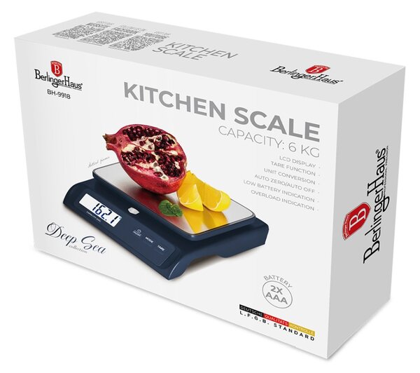 Kuchyňská váha digitální 6 kg Deep Sea Collection