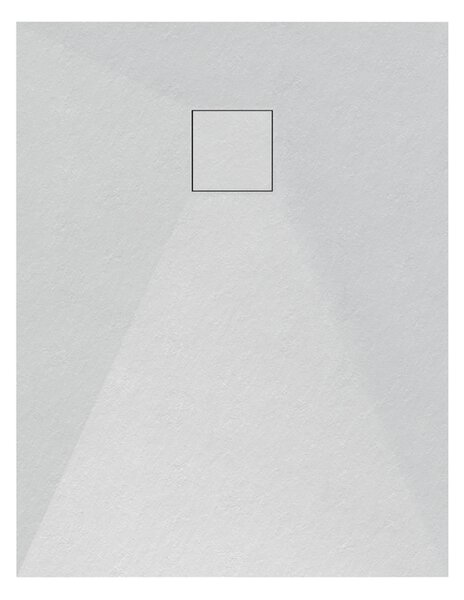 Gamma Erga Oldaf, SMC obdélníková sprchová vanička 70 x 90 cm, bílá matná, ERG-GMA-OL-7090