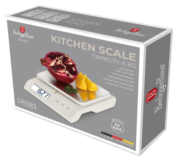 Kuchyňská váha digitální 6 kg Sahara Collection