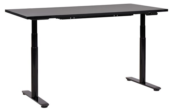 Elektricky výškově nastavitelný pracovní stůl DESTINAS Černá 160 cm 72 cm