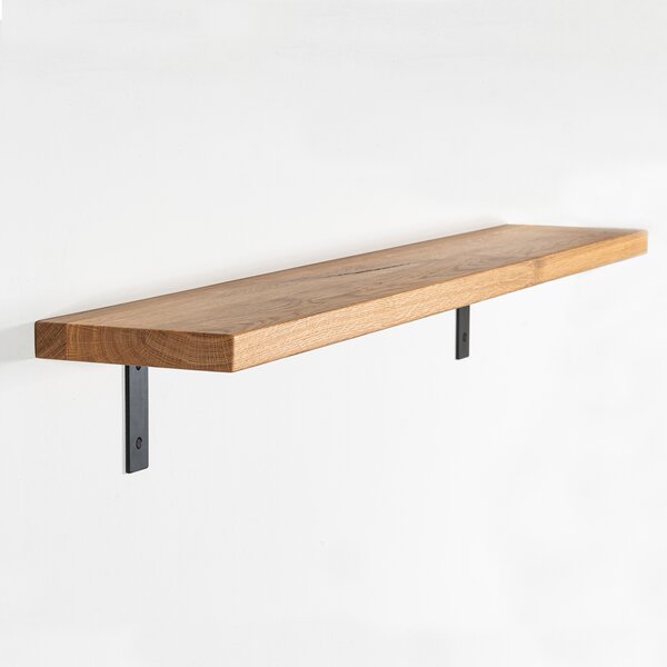 KULHÁNEK Ocelová konzole pro police - 1 ks Rozměr konzole: 150 x 120 mm, Odstín konzole: bílá - RAL 9010