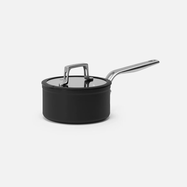 Fabini Rendlík Meda 4.0, ø 16 cm (1,3 l) - Nepřilnavý rendlík s keramickým povrchem s poklicí, černý