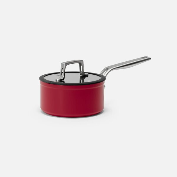 Fabini Rendlík Meda 4.0, ø 16 cm (1,3 l) - Nepřilnavý rendlík s keramickým povrchem s poklicí, vínový
