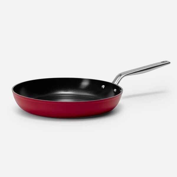 Fabini Pánev Meda 4.0, ø 30 cm - Nepřilnavá pánev s keramickým povrchem bez poklice, vínová