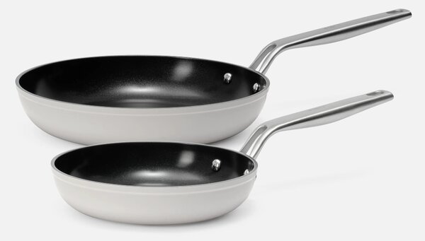 Fabini Sada pánví Meda 4.0, ø 20 cm + ø 26 cm, 2 díly - Nepřilnavé pánve s keramickým povrchem, šedé